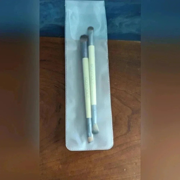 EcoTools Eye Enhancing Duo Makeup Brush Set (New) - Picture 1 of 6